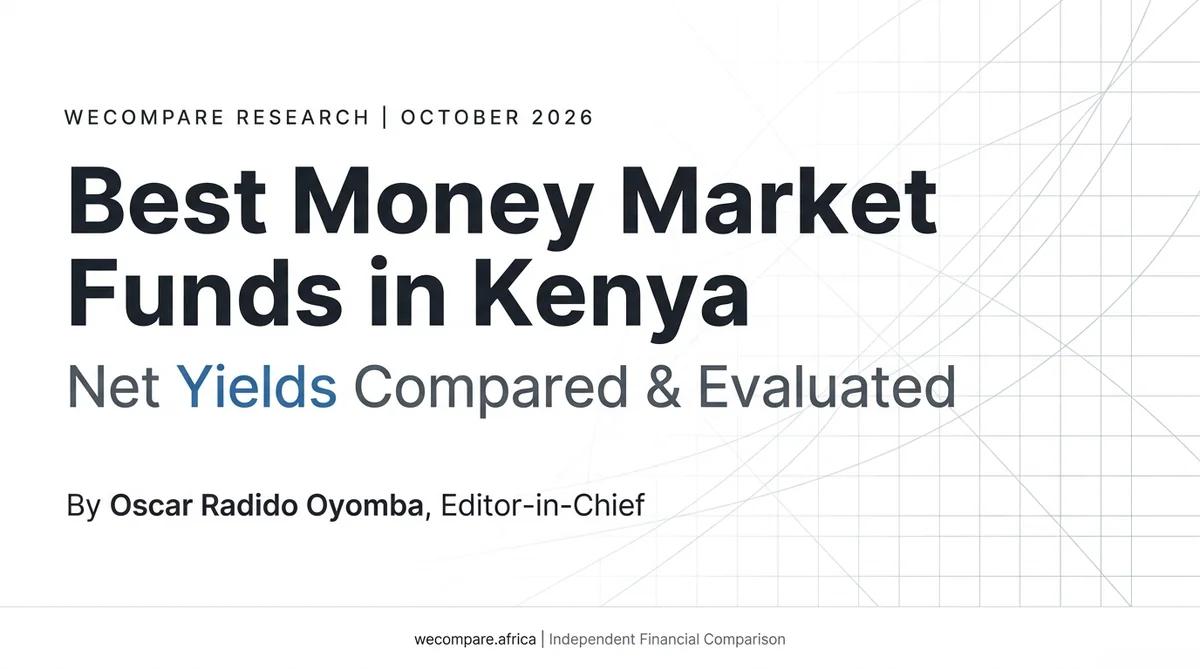 Title slide: Best Money Market Funds in Kenya, net yields compared, October 2026